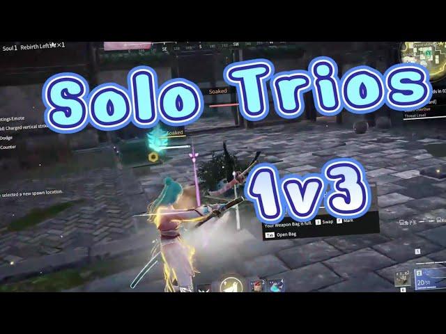 Naraka Bladepoint 1v3 Solo Trios Stream Highlights