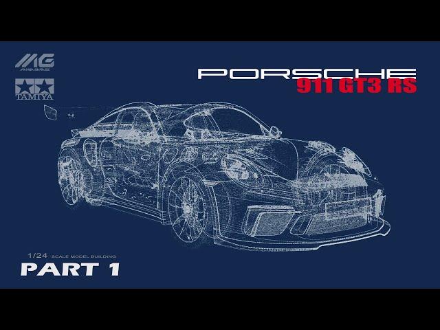 Porsche 911 GT3 RS | Tamiya | 1/24 | Scale Model Building | ASMR | [Part 1]