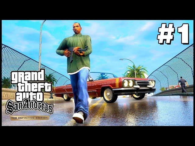 ВОЗВРАЩЕНИЕ НА ГРУВ СТРИТ!! - GTA San Andreas: Definitive Edition Прохождение на 100% (Часть 1)