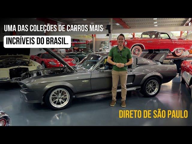 Uma das coleções de carros mais incríveis do Brasil. Direto de São Paulo