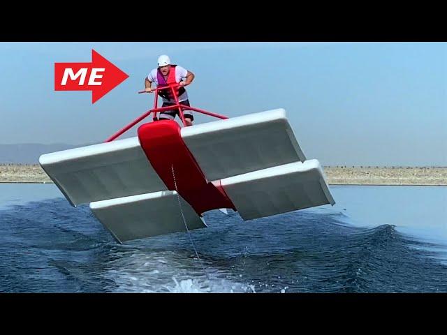 DIY Ekranoplan Takes Flight:  Coolest Water Toy Ever?