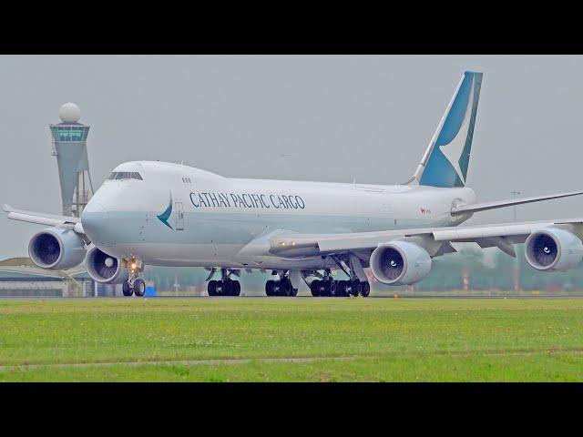 36 HEAVY ARRIVALS & DEPARTURES | A380, B747, A350 | Amsterdam Schiphol Airport Spotting