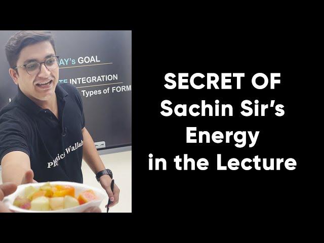 Sachin Sir Studio Tour | Eating Fruits | Sachin Sir | PW Insider