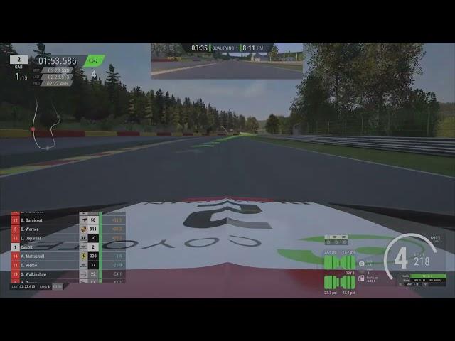 ACC Hotlap - Spa Francorchamps Hotstint Session + Setup (Bentley Continental GT3 2018)