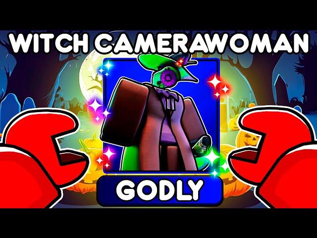 Unlocking WITCH GODLY In Toilet Tower Defense