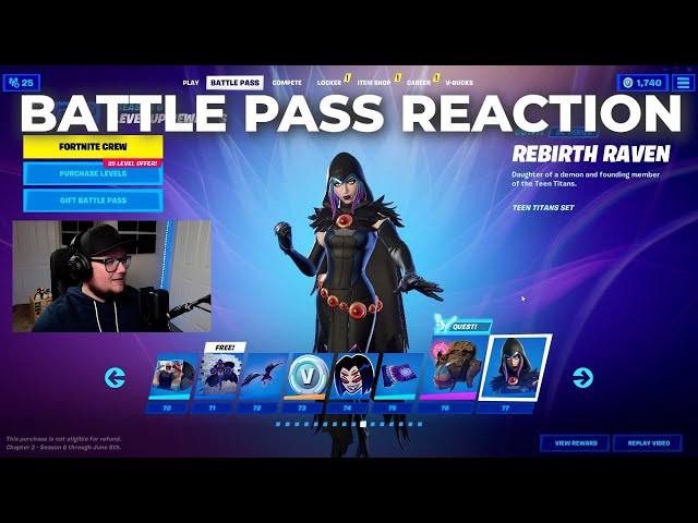 Fortnite Season 6 Battle Pass First Impressions [Lara Croft & Raven From Teen Titans!]