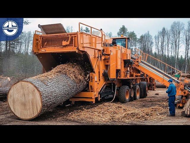 Extreme DANGEROUS Firewood Processing Machines EVER Built!