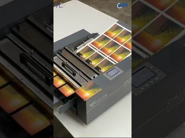 Автоматический резчик визиток открыток и фотографий CC-330  plotter sheet cardname cutter vid 1