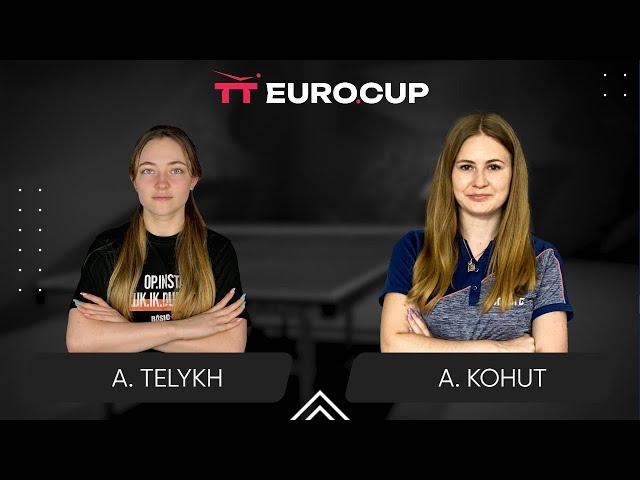 11:50 Anastasiia Telykh - Alina Kohut 20.11.2024 TT Euro.Cup Women Ukraine Star. TABLE 4