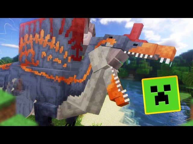 DINOSAUR ERA! New Minecraft Addon Adds OVER 60 Dinosaurs & Prehistoric Animals!