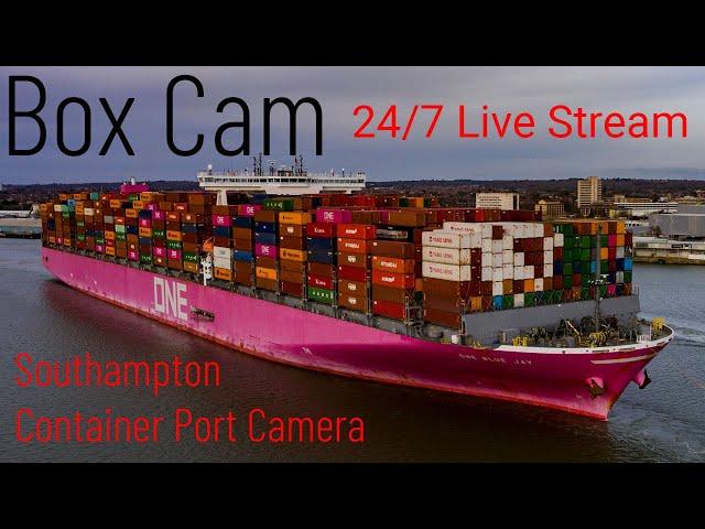 Box Cam - Port of Southampton (Container Ships and Cruise Ships)