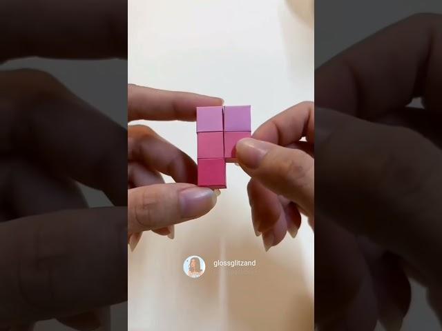 Look what I made with these cute little cubes! How cool is this