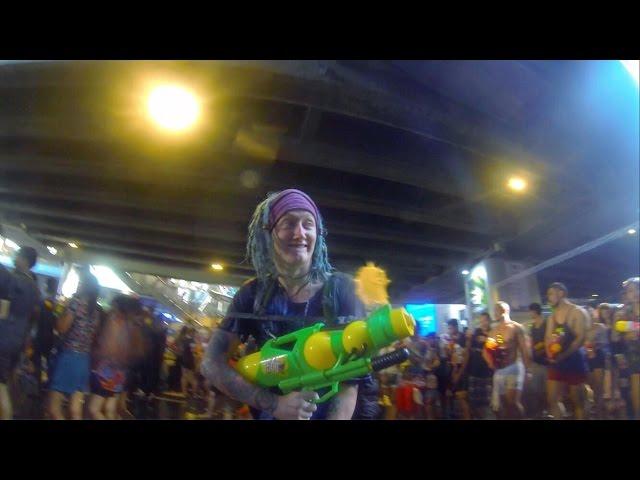 WORLDS LARGEST WATER FIGHT!!! (Bangkok, Songkran Day 1)