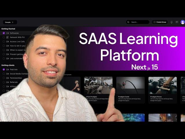 SAAS LMS With Custom Domains & Affiliates - Nextjs15, Uploadcare, Clerk, Cloudways, Supabase