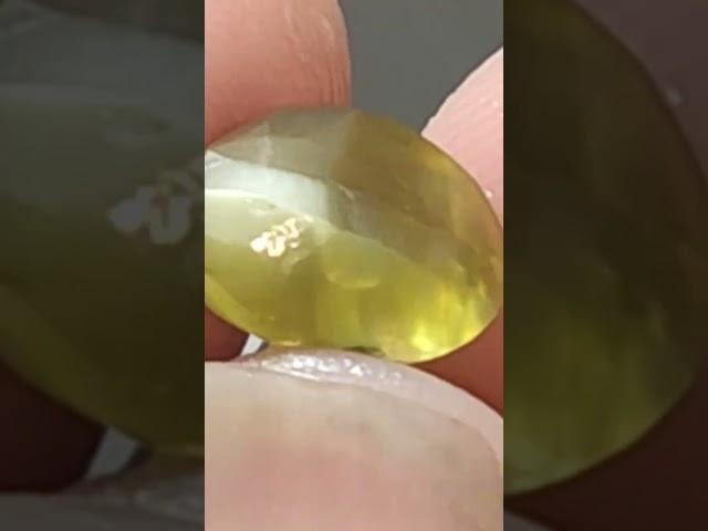 Natural Cat'sEye Cutting// #chrysoberyl #catseye #shorts #gemstone #viral #ytshorts @SohailGems