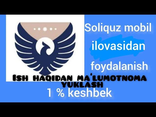 Soliq uz ilovasidan ish haqi to‘g‘risidagi ma‘lumotnomani yuklab olish.