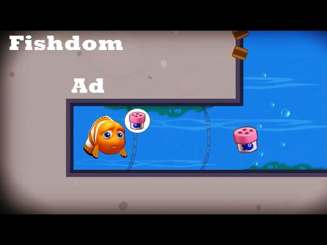 Fishdom Ads Mini game HD from Level 401 - 600  gameplay | save, help and feed fish | android | ios