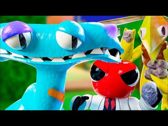 ПРЕДЫСТОРИЯ ЦИАНОВОЙ! | Rainbow Friends 2 - Анимации на русском