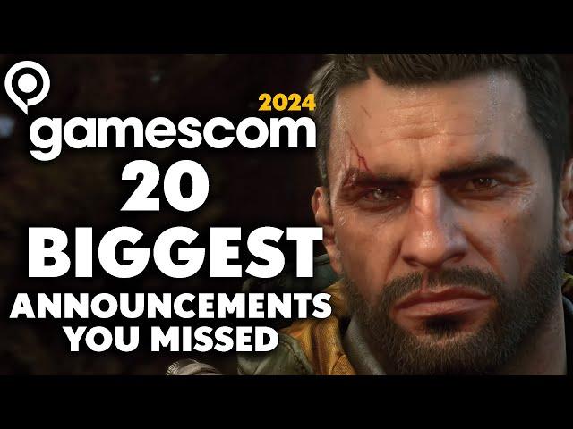 20 BIGGEST GAMESCOM 2024 Announcements You Likely Missed