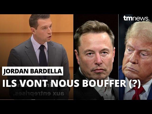 Jordan Bardella réagit à l'élection de Donald Trump et tire la sonnette d'alarme (...)