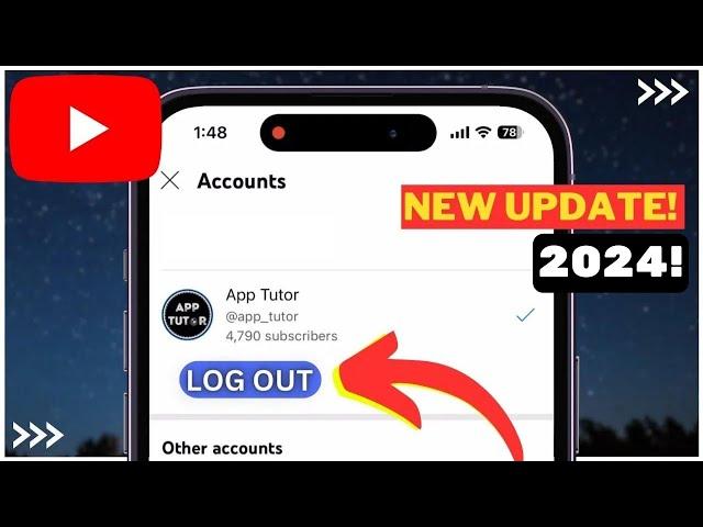 How to LOG OUT of YouTube Account on Mobile (2024 Update) | Sign Out of YouTube Account