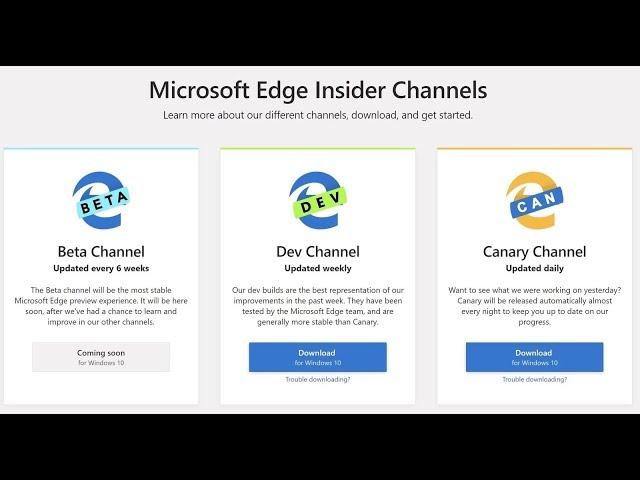 Edge Chromium Developer version How to Download and install it