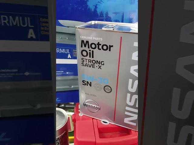 #nissan #5w30 Оригинальное масло Nissan 5w30