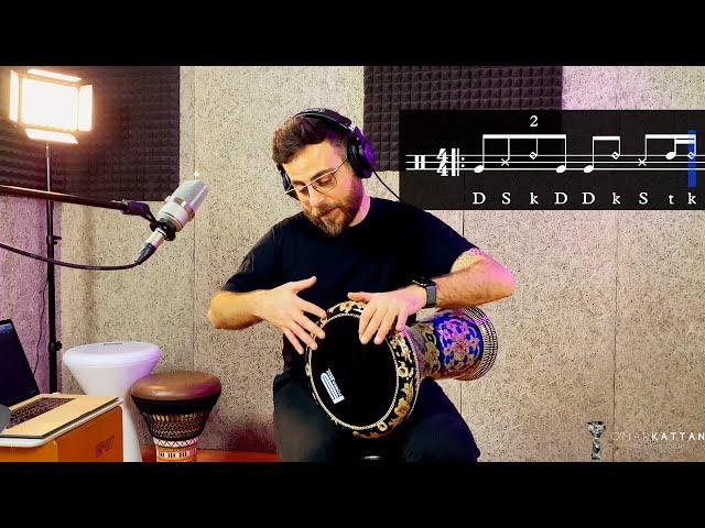 DARBUKA TUTORIAL | SAIDI Patterns #1