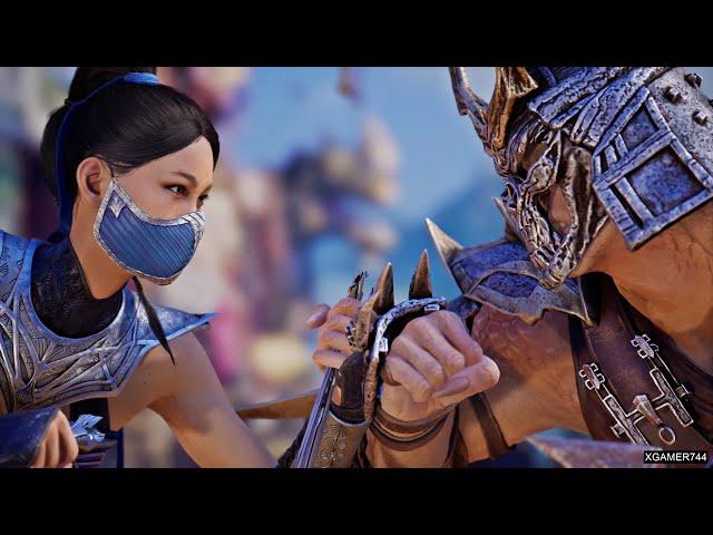 Mortal Kombat 1 - Kitana (MK2) Vs. Shao Kahn (MK2) (VERY HARD)