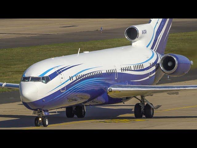 60 MINUTES PURE AVIATION - THREE ENGINE PLANES ONLY - Boeing 727, DC10, MD11, L1011, TU154 ... (4k)