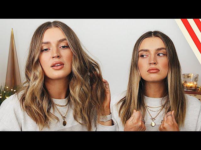 The EASIEST Loose Beachy Waves Hair Tutorial 