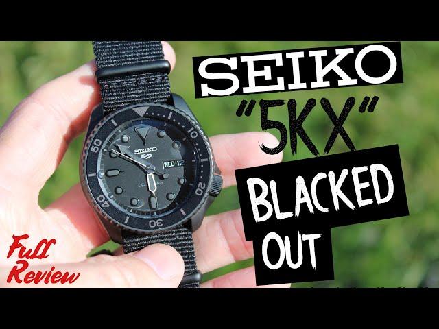 Full Review - Seiko 5 “5KX” Street Style Blacked Out (SRPD79)