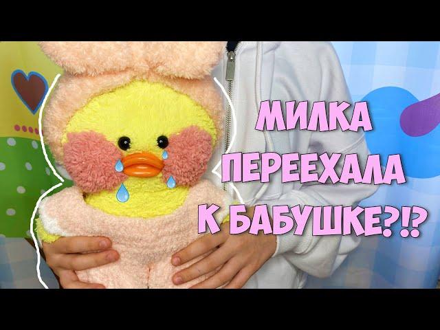 МИЛКА ПЕРЕЕХАЛА К БАБУШКЕ?! Влог с уточкой Лалафанфан!