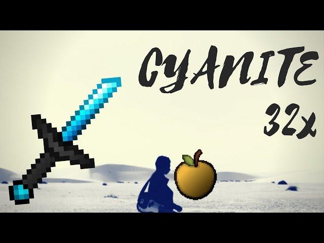 Minecraft PVP Texture Pack Cyanite 32x 1.7.2/1.7.10/1.8