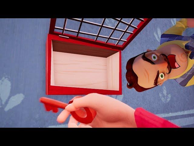 I GOT THE RED KEY!!! | Hello Neighbor BETA 3