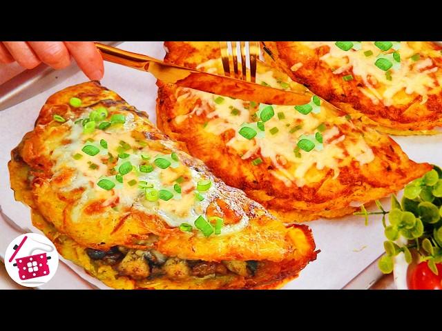 Just MIX potatoes and 2 eggs Crispy potatoes with a juicy filling. I can eat it every day