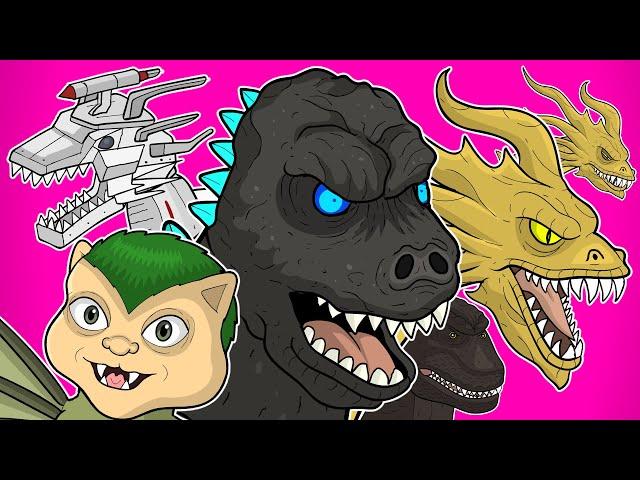  GODZILLA VS KING GHIDORAH THE MUSICAL - Animated Song