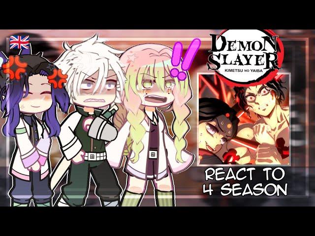 Hashiras React To Hashira Training Arc | SEASON 4 | Demon Slayer | KNY | Gacha Club