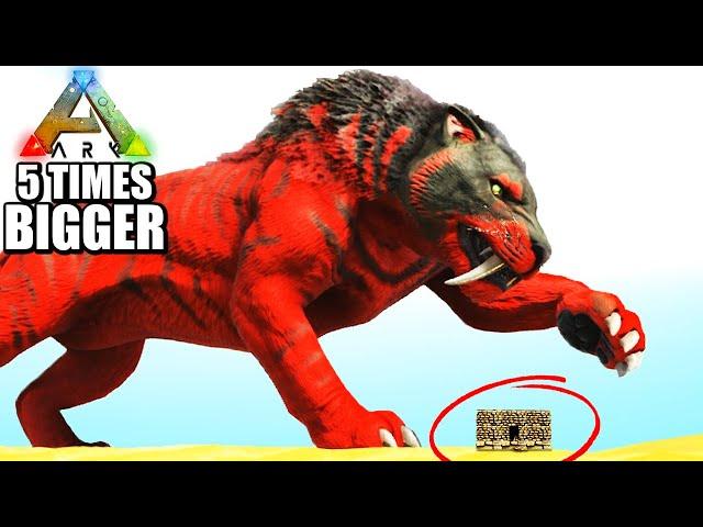 NEW TITAN SABER CAN EAT AN ENTIRE BASE! (6) Ark Grounded Gameplay