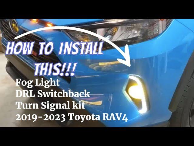 Fog Light + DRL Switchback + Turn Signal kit Installation | 2019-2023 Toyota RAV4