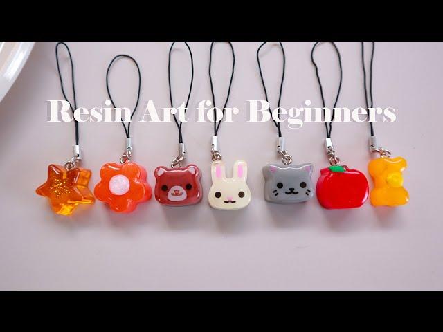 Cute Resin Keychain for beginners | New Resin Art Ideas that you can try at home | ArtsHabits