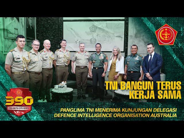 Panglima TNI Menerima Kunjungan Delegasi Defense Intelligence Organization Australia