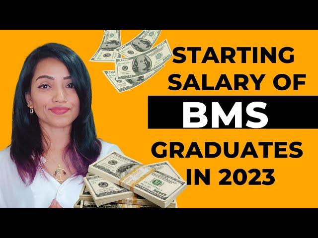 STARTING SALARY OF BMS GRADUATES 2023 |BMS CAREER OPTIONS | JOBS YOU CAN APPLY AFTER BMS