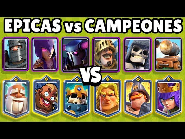 EPICAS vs CAMPEONES | OLIMPIADAS de CALIDADES | CLASH ROYALE