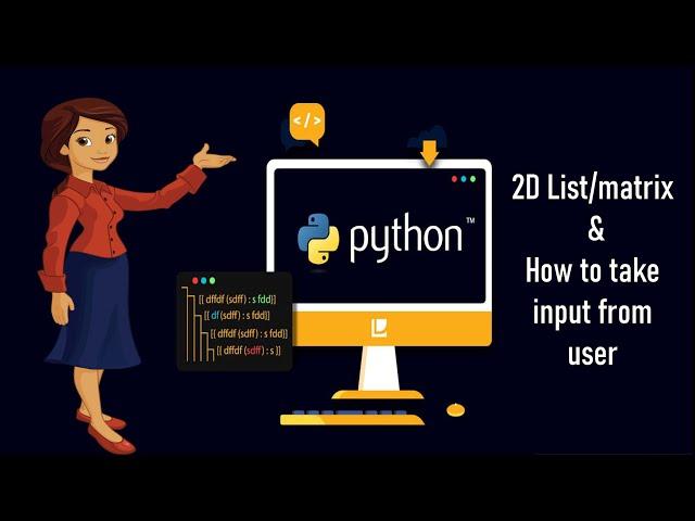 2D matrix with user input in Python