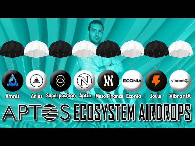 Aptos & Ecosystem Airdrops!! 10 #airdrops in 1 Video!!! #crypto #airdrop