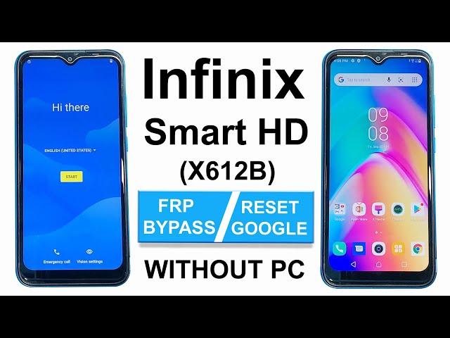 Infinix Smart HD FRP/Reset Google Account Without Pc | Infinix (X612B) FRP/Unlock Gmail Account |