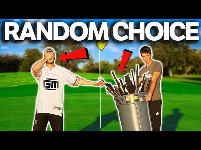 The NO LOOK Random ILLEGAL Golf Club Challenge