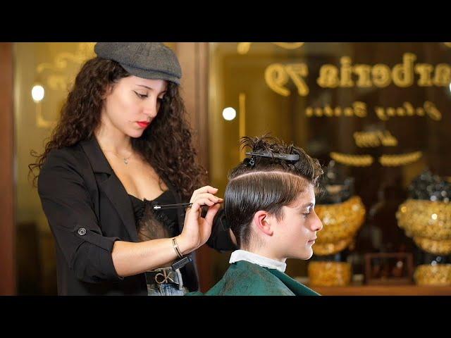 ASMR  WOMAN BARBER / “ITALIAN STYLE”