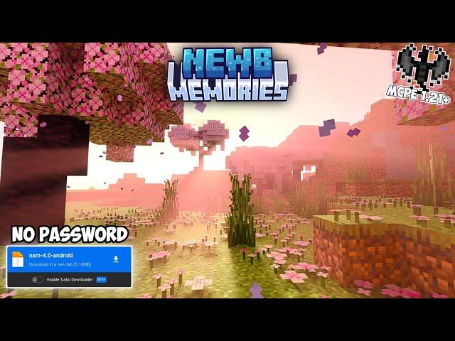 BEST Shaders for Minecraft PE 1.21+ || NEWB x Memories || Link Download in Comment